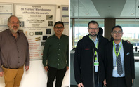 Powell Marquez with Dr Volker MÃ¼ller at Faculty of Biological Sciences, Goethe University Frankfurt and Dr Michael Klocke from  Leibniz Institute for Agricultural Engineering and Bioeconomy at BMBF, Berlin, October 2017.