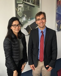 Wai Fen Yong during her individual appointment with Prof. Dr Stefan Kaskel at Fraunhofer IWS in Winterbergstr, Oct 2016.