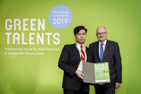 Parliamentary State Secretary Dr Michael Meister and Green Talent Andrew Ng Kay Lup