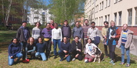 Glory Edwards with the Conservation Biogeography group at one of her team meetings during her research stay at Geography Department, Humboldt-UniversitÃ¤t zu Berlin, 2022.