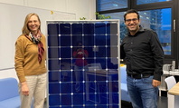 Bianca Gevers during her research stay at the Institute for Photovoltaics (ipv), University of Stuttgart, 2022.