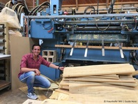 Carlos AndrÃ©s GarcÃ­a VelÃ¡squez during his Research Stay at the Fraunhofer Institute for Wood Research Wilhelm-Klauditz-Institut (WKI) in Braunschweig, 2017. 