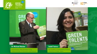 Parliamentary State Secretary Dr Michael Meister and Green Talent Sadaf Taimur