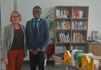 Eyram Norgbey visiting Prof. Dr Liselotte Schebek during his individual meeting at TU Darmstadt, October 2017.