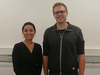 Nirina Khadgi with her supervisor Dr Oliver Knoop (team lader of research group âTrace Compounds in the Environmentâ) during her 3 months research stay at the Chair of Urban Water Systems Engineering at Technical University of Munich (TUM), 2019.