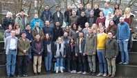 Qianhong She (first row on the left) with his research group and supervisor Prof. Dr Mathias Ulbricht, Chair of Technical Chemistry II (first row on the right) during his research stay at University of Duisburg-Essen in Essen, 2018.