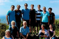 Sergi Garcia-Segura on excursion to Siebengebirge with Prof Baltruschat research group