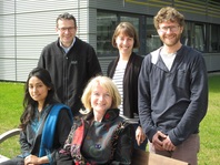 Umarah Mubeen, Green Talent of 2013, during her Research Stay with supervisor Dirk Steinhauser and other colleagues at Max Planck Institute of Molecular Plant Physiology, Potsdam, 2014.